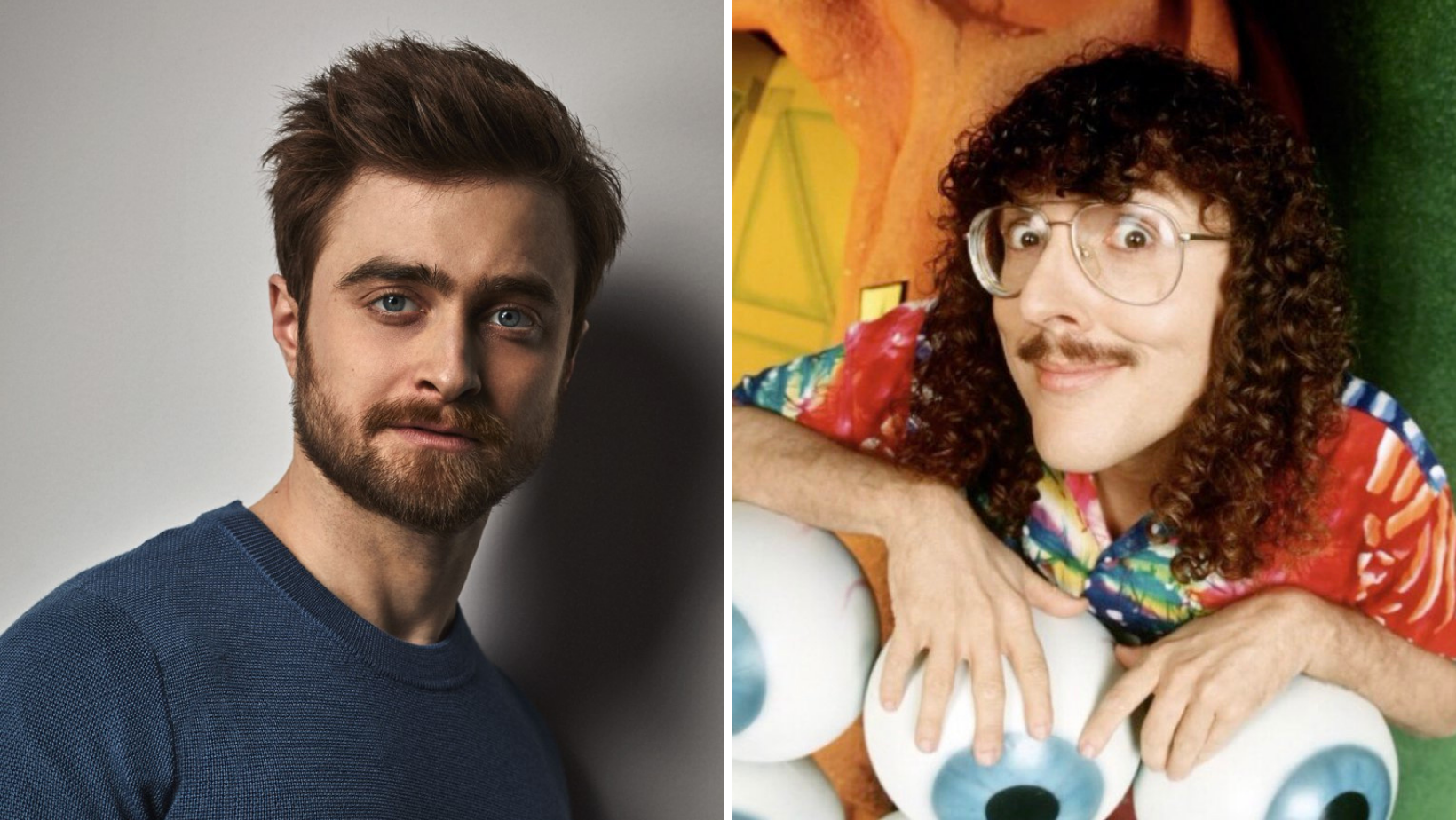 Se filtran primeras imágenes de Daniel Radcliffe como el cómico ‘Weird Al’ Yankovic