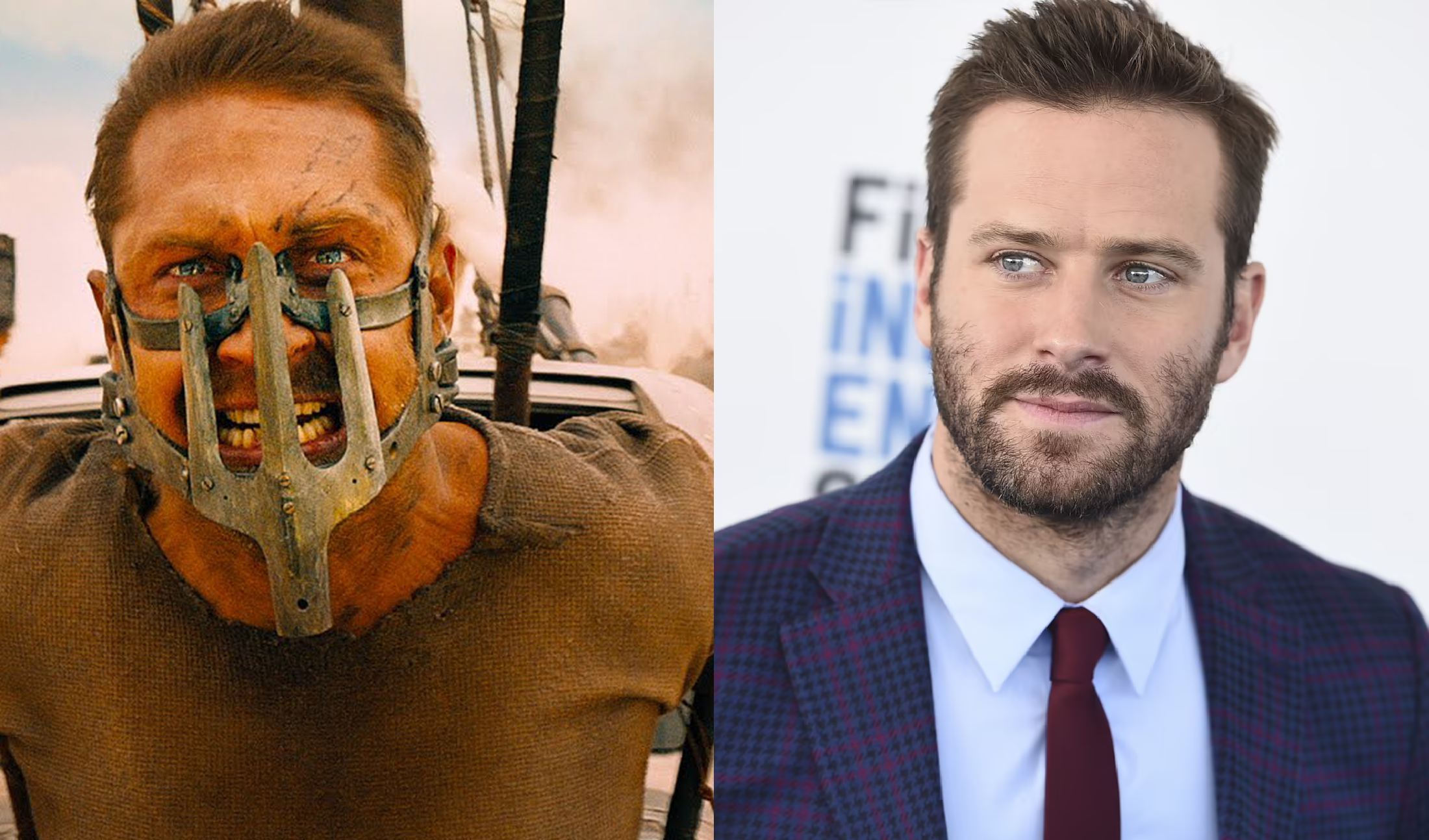 Tom Hardy le escupió a Armie Hammer durante su audición para Mad Max: Furia en el camino