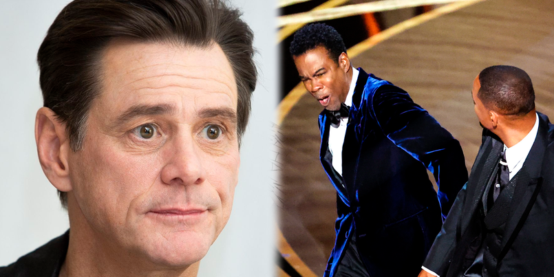 Jim Carrey critica a Hollywood por ovacionar a Will Smith luego de que golpeara a Chris Rock