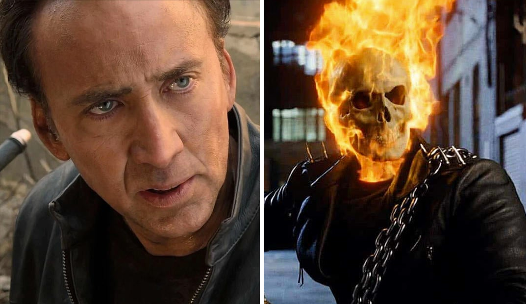 Nicolas Cage cuenta cómo Ghost Rider lo llevó a abandonar las películas convencionales de Hollywood