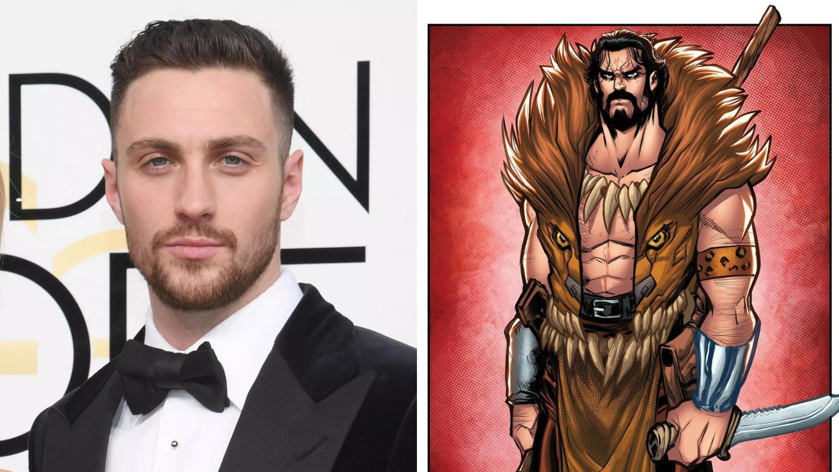 Aaron Taylor-Johnson luce espectacular en las primeras fotografías del set de Kraven, El Cazador