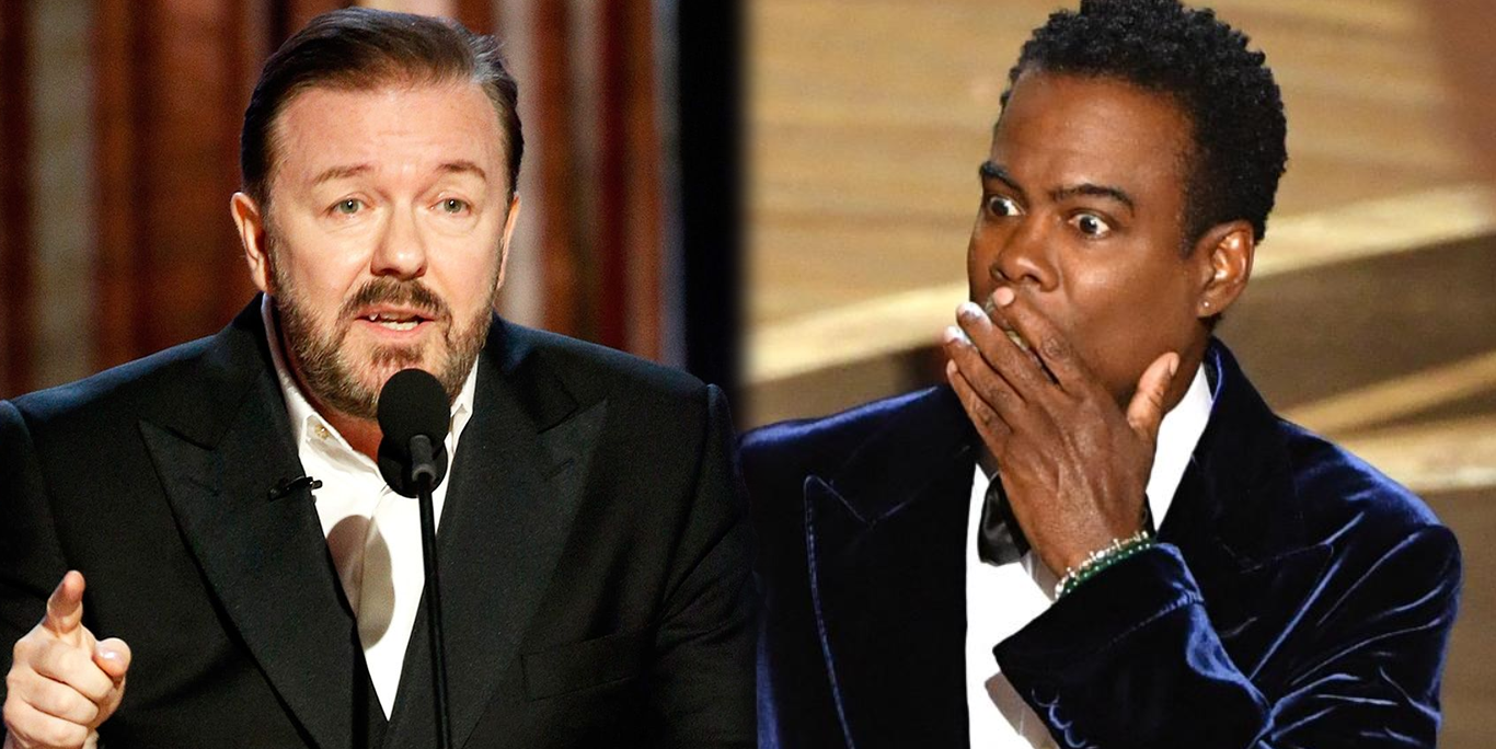 Ricky Gervais defiende a Chris Rock y su broma sobre la alopecia en los Óscars