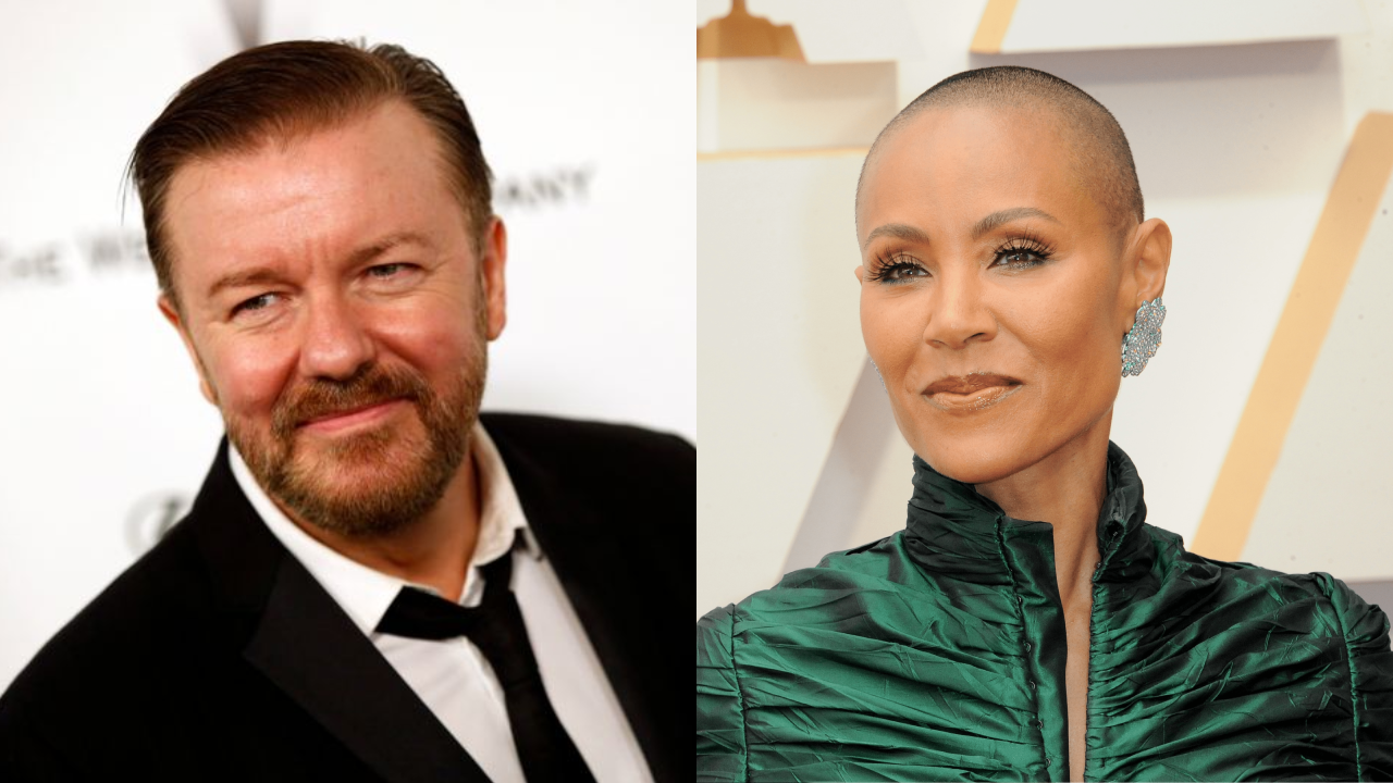 Ricky Gervais dice que habría hecho una broma sobre el novio de Jada Pinkett Smith en los Óscar