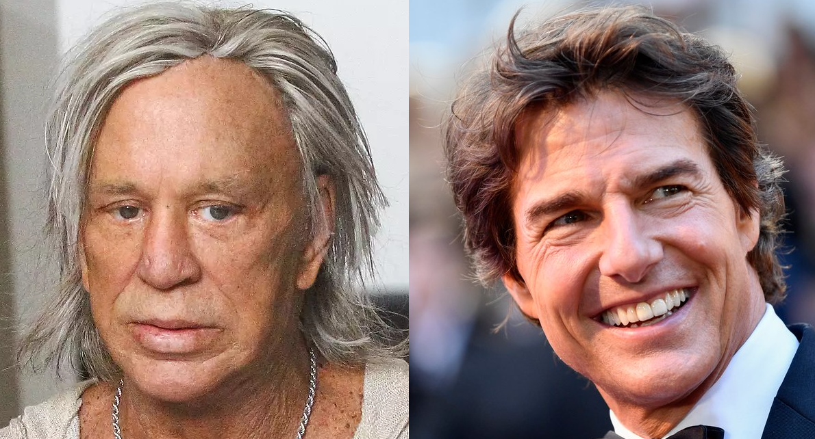 Mickey Rourke dice que Tom Cruise es “irrelevante” y que el éxito de Top Gun: Maverick no importa