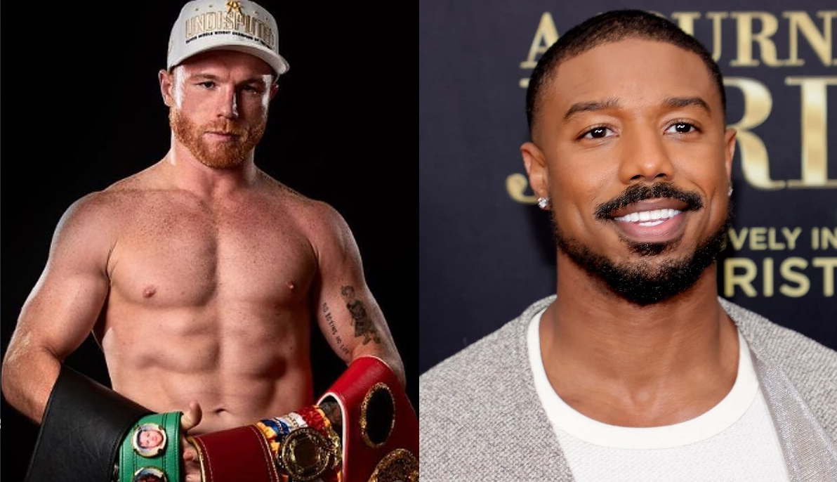 Creed III: Micheal B. Jordan asiste a la pelea del Canelo contra Golovkin