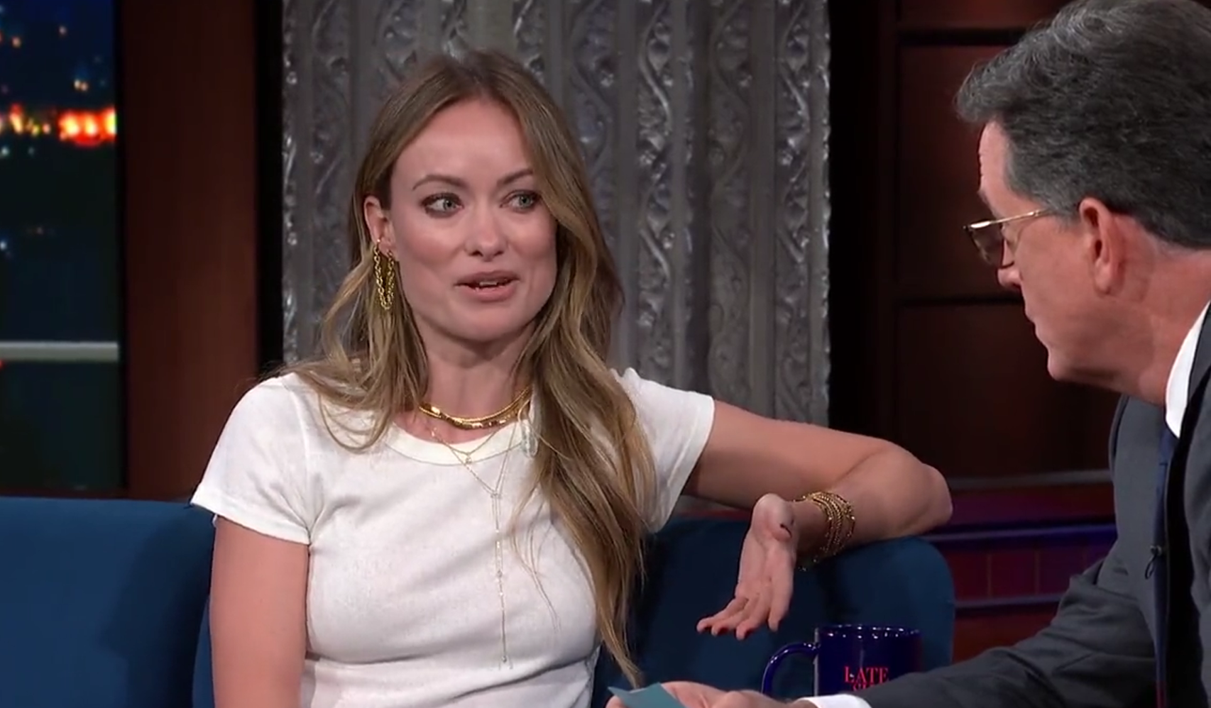 “Harry no escupió a Chris”: Olivia Wilde habla sobre el drama del Spit-Gate