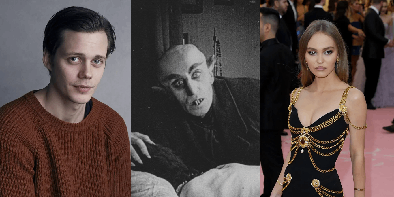 Nosferatu: Bill Skarsgard y Lily-Rose Depp protagonizarán remake de Robert Eggers