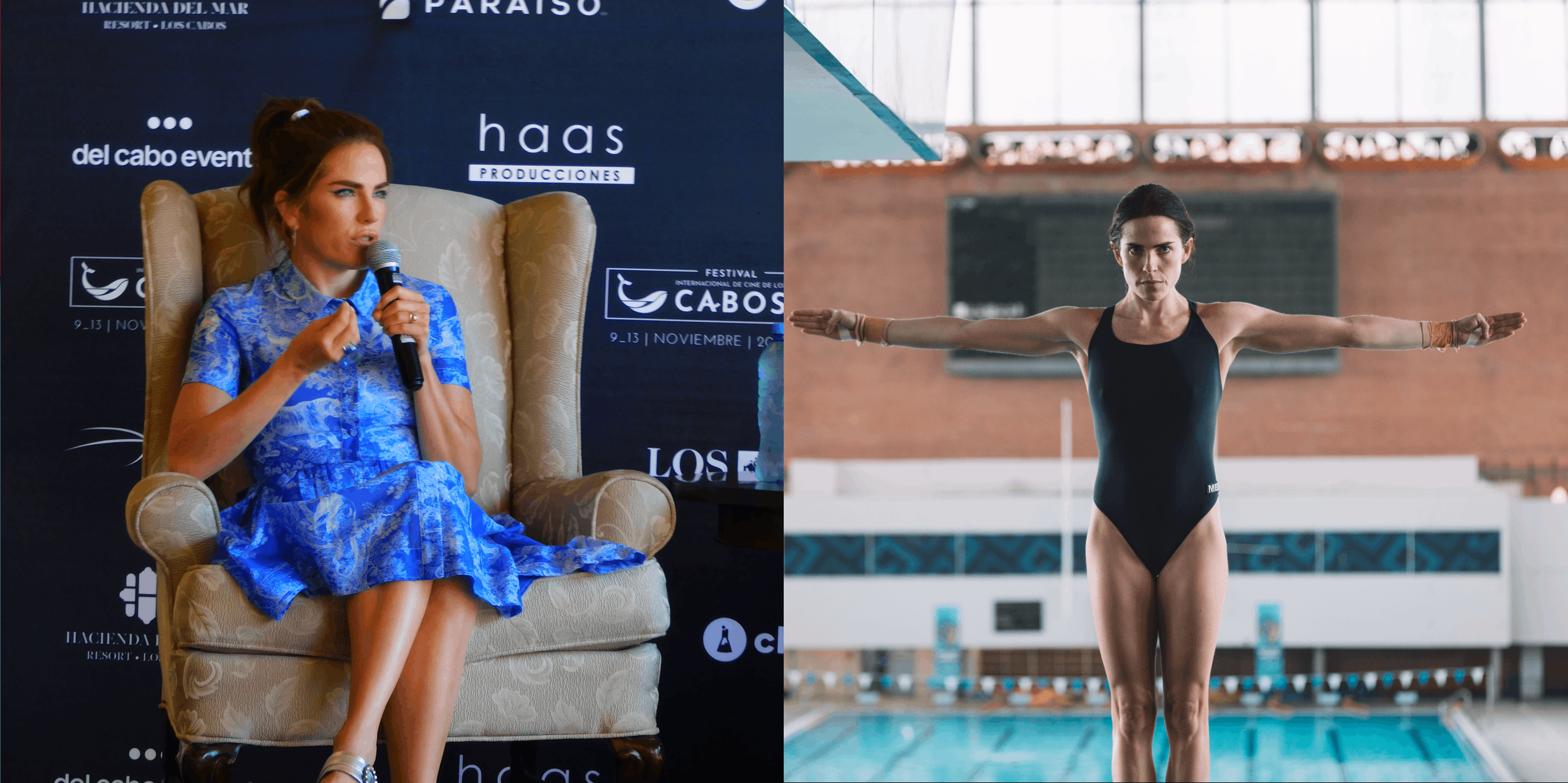 Los Cabos 2022 | Karla Souza entrenó por años para hacer sus propios clavados en La Caída