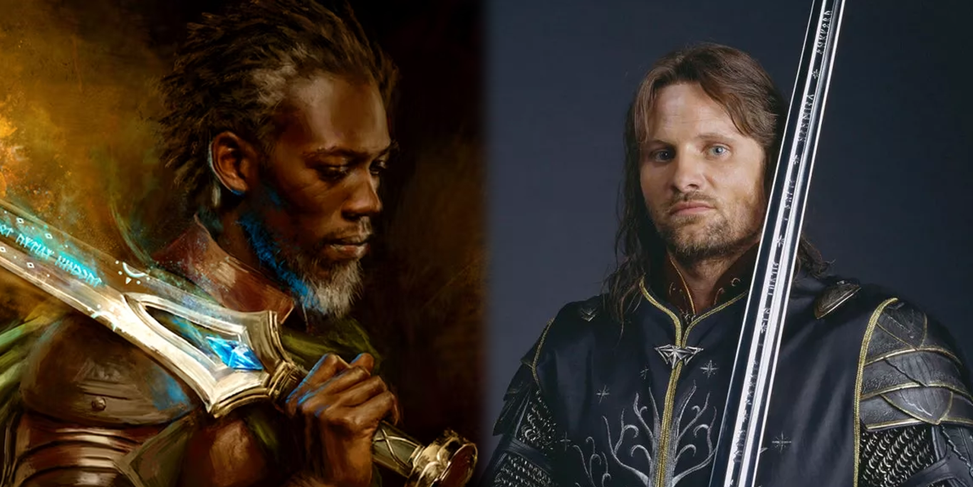 El Señor de los Anillos | Fans defienden al Aragorn negro de las nuevas cartas de Magic: The Gathering