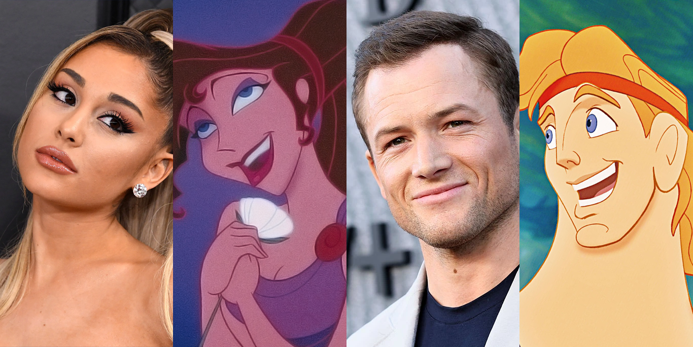 Taron Egerton y Ariana Grande podrían interpretar a Hércules y Megara en el remake live-action de Hércules