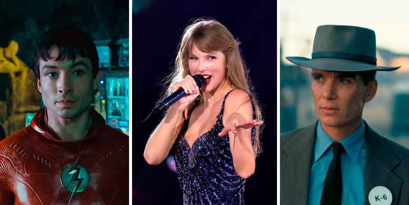 Taylor Swift: The Eras Tour superará los estrenos de The Flash y Oppenheimer según proyecciones de taquilla