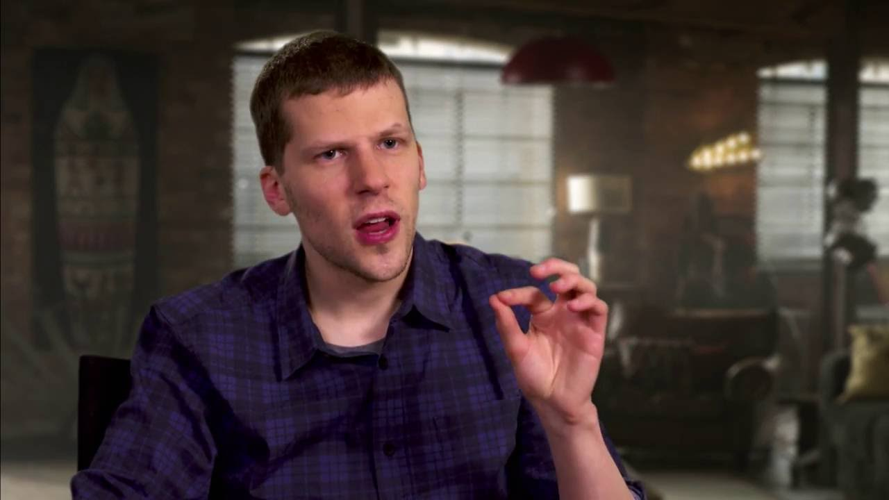 Jesse Eisenberg revela que toma antidepresivos y cree que Los Ilusionistas 3 lo ayudará a dejarlos