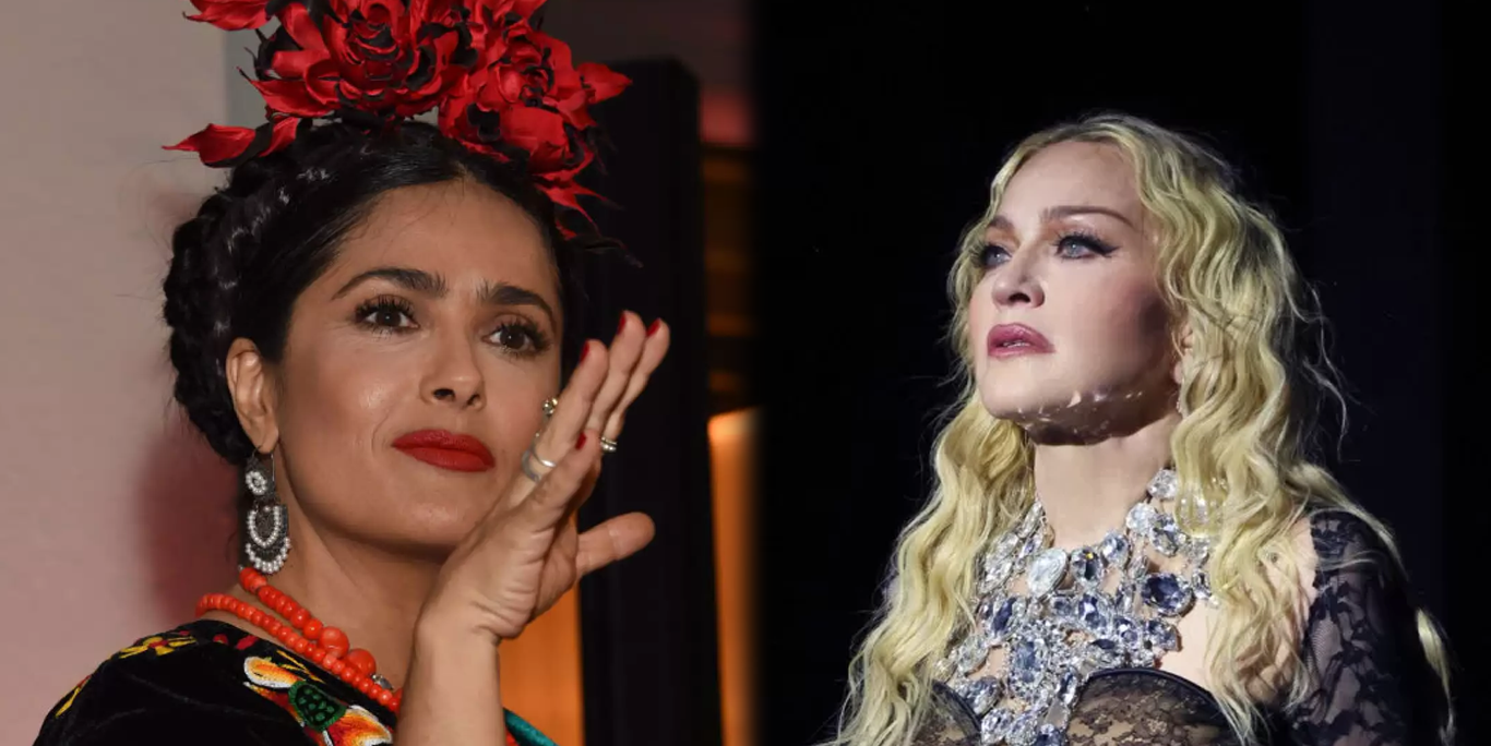 Salma Hayek sorprende a fans en concierto de Madonna y vuelve a interpretar a Frida Kahlo