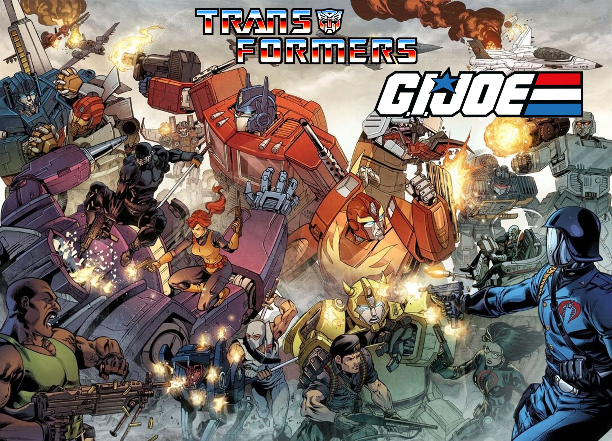 ¡OFICIAL! ‘Transformers’ y ‘GI-Joe’ sí tendrán un épico crossover en una película live-action de las franquicias