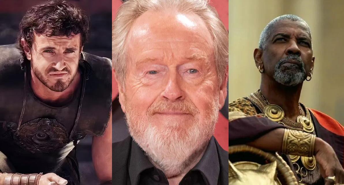 El poder de Ridley Scott: Paul Mescal y Denzel Washington, estrellas de ‘Gladiador II’, elogian al director por su ‘sentido del entretenimiento’