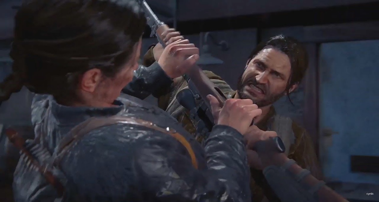 7. Abby y Manny atacados por Tommy: Mientras patrullan, Abby y Manny son emboscados por un francotirador: es Tommy. La persecución termina trágicamente para Manny. (Crédito: Naughty Dog / PlayStation)